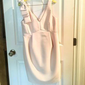 Pink blush maternity dress